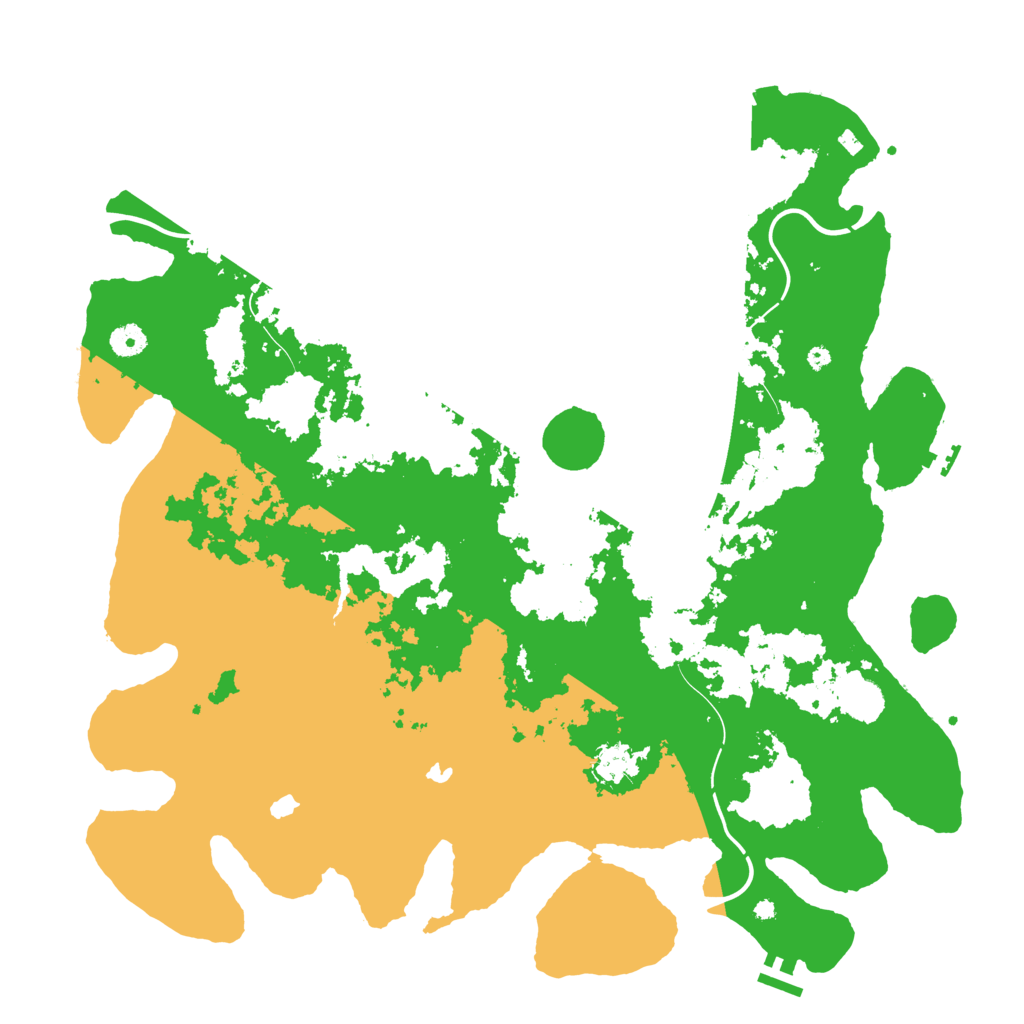 Biome Rust Map: Procedural Map, Size: 4500, Seed: 1768910732