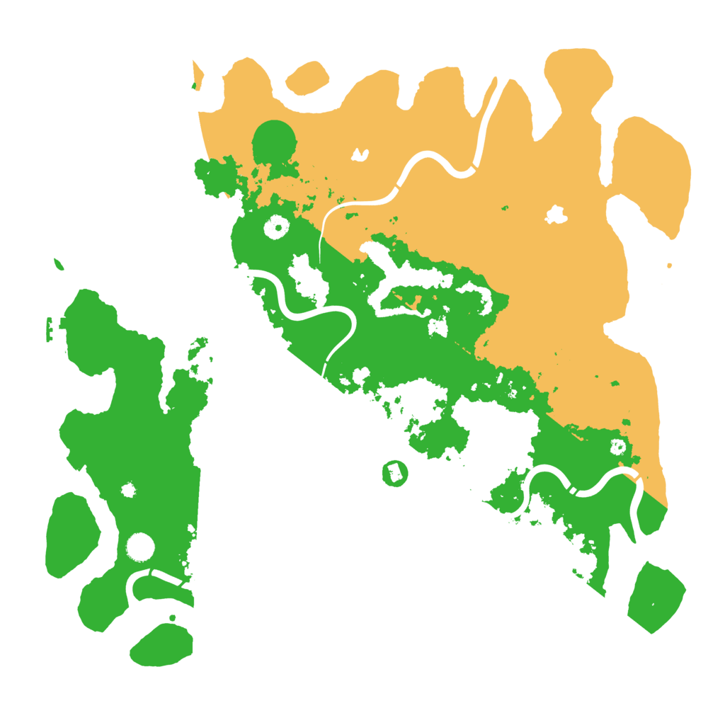 Biome Rust Map: Procedural Map, Size: 4500, Seed: 27145068