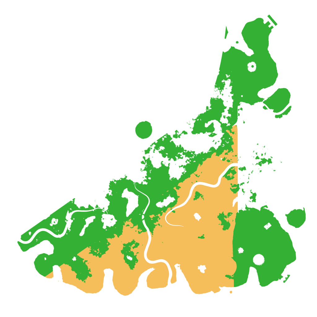 Biome Rust Map: Procedural Map, Size: 5000, Seed: 86950493