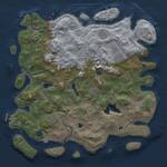 Thumbnail Rust Map: Procedural Map, Size: 4500, Seed: 20250405, 15 Monuments