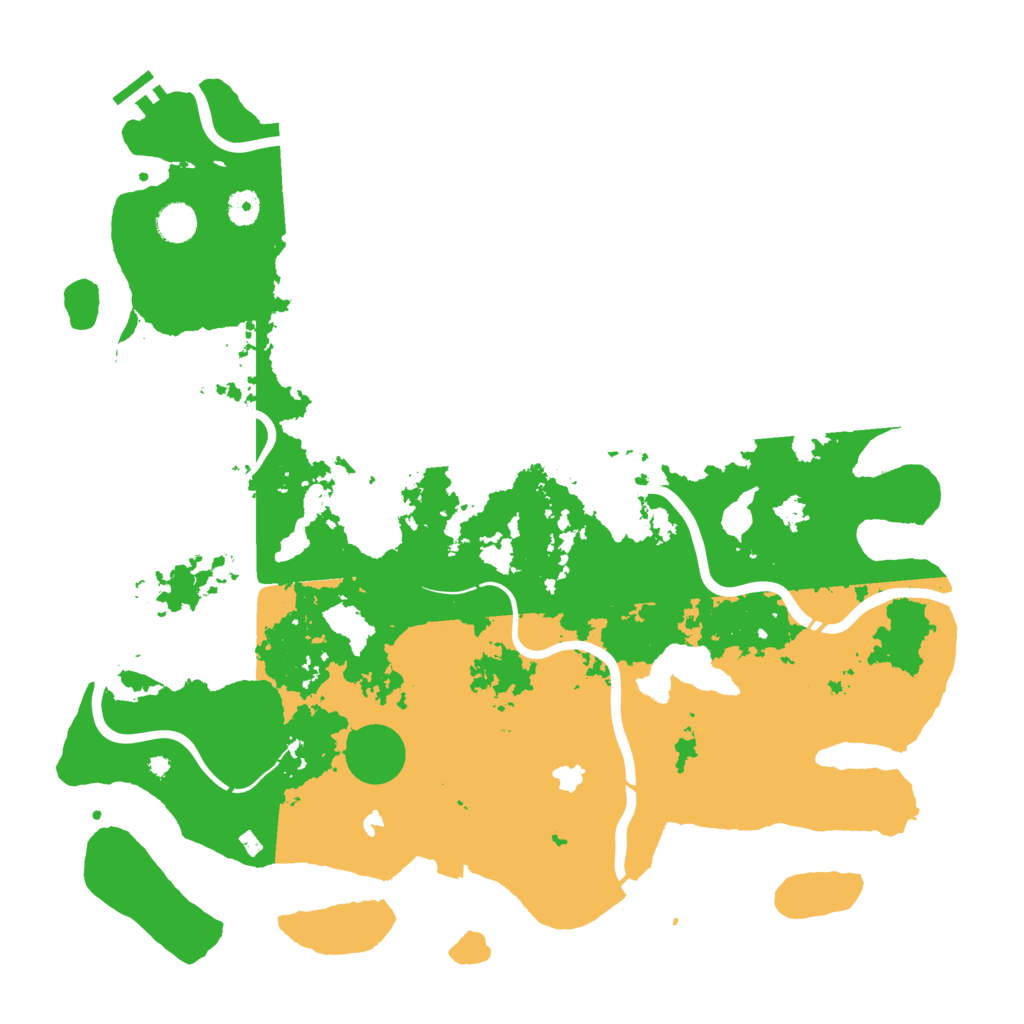 Biome Rust Map: Procedural Map, Size: 4500, Seed: 20250405