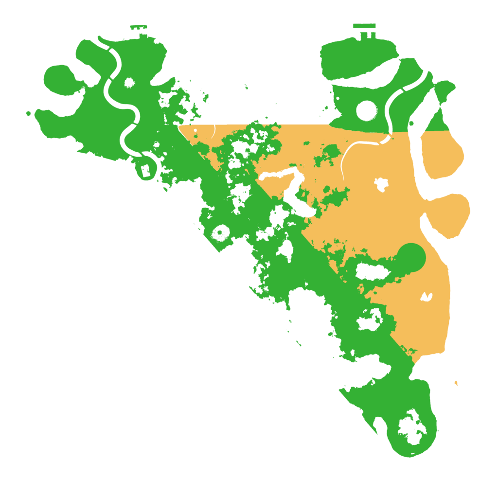 Biome Rust Map: Procedural Map, Size: 4500, Seed: 1413656444
