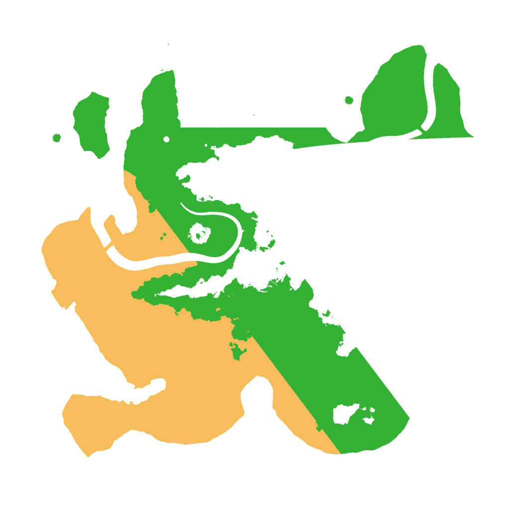 Biome Rust Map: Procedural Map, Size: 2500, Seed: 1737338295