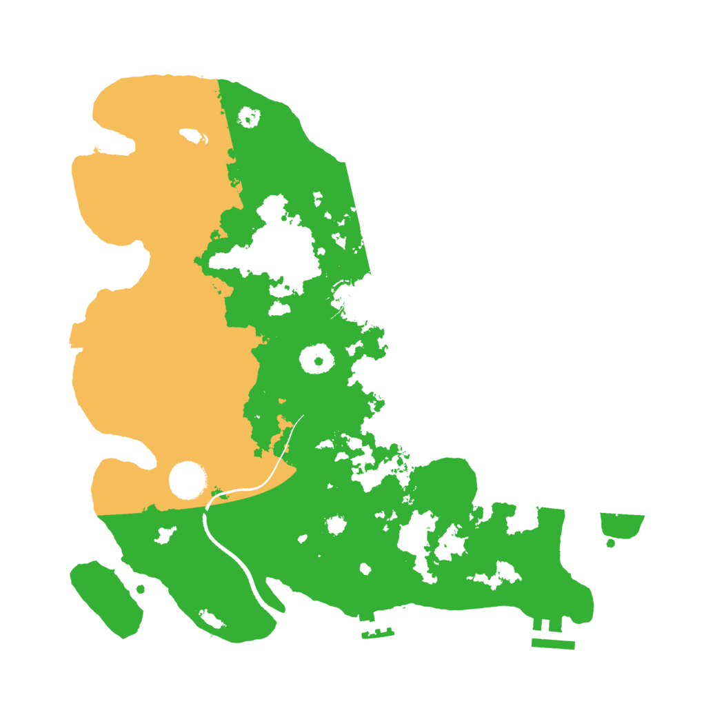 Biome Rust Map: Procedural Map, Size: 3300, Seed: 1018084314