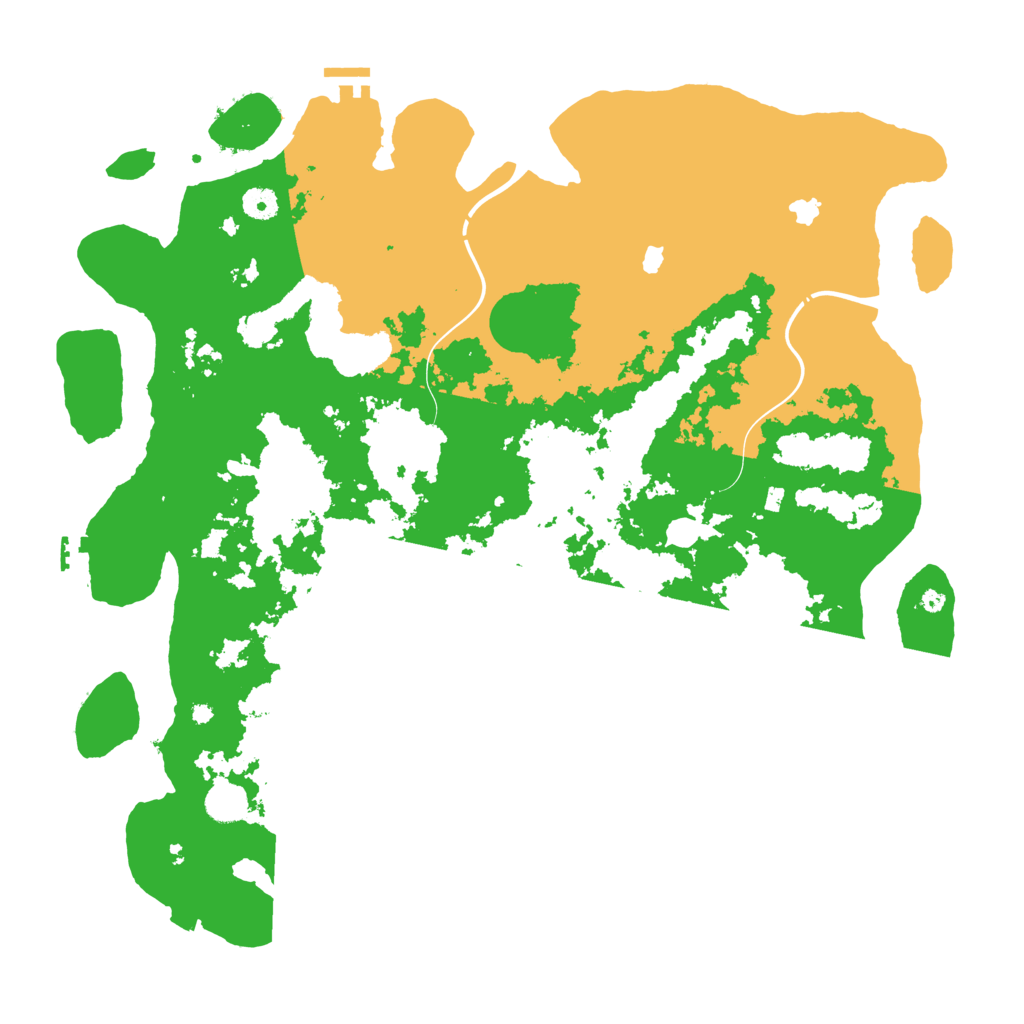 Biome Rust Map: Procedural Map, Size: 4500, Seed: 50855994