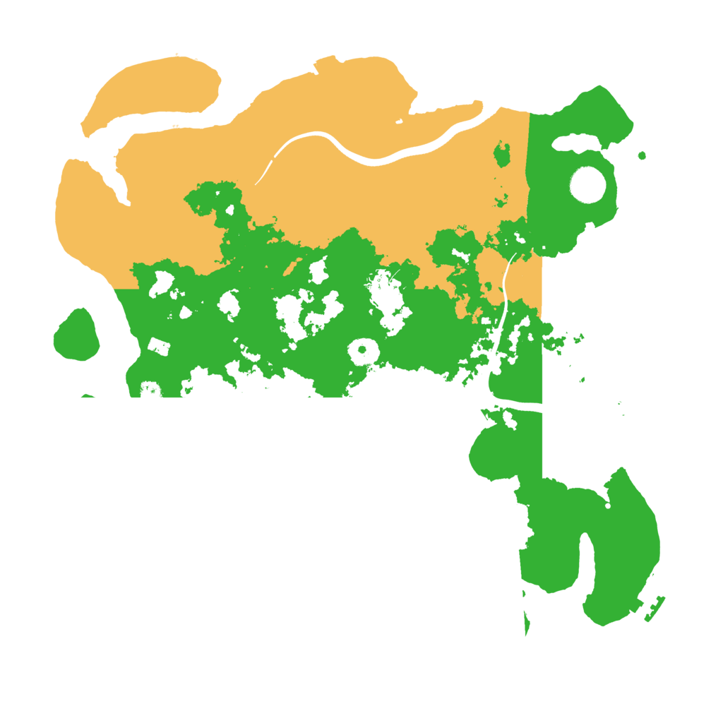 Biome Rust Map: Procedural Map, Size: 3666, Seed: 61616