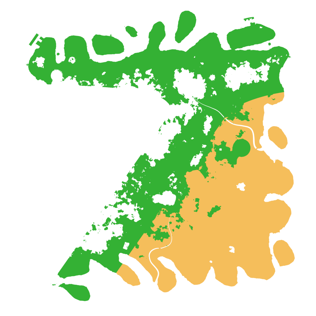 Biome Rust Map: Procedural Map, Size: 4700, Seed: 799564575
