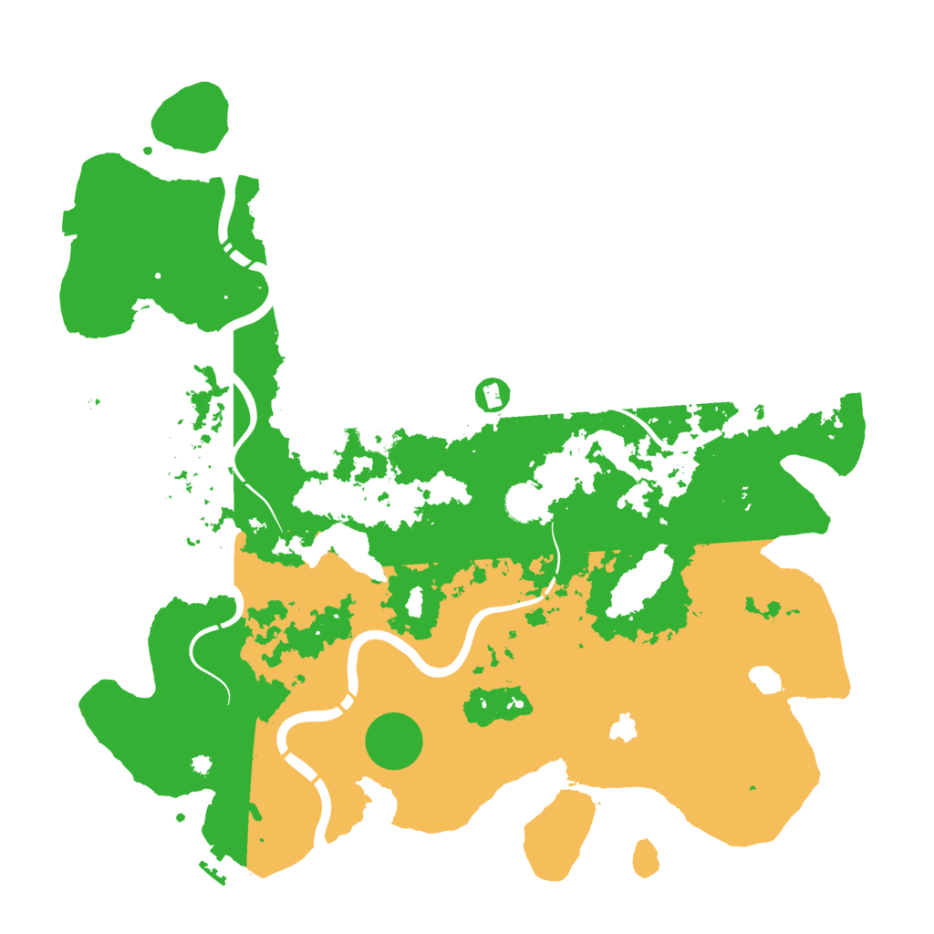 Biome Rust Map: Procedural Map, Size: 4300, Seed: 69690