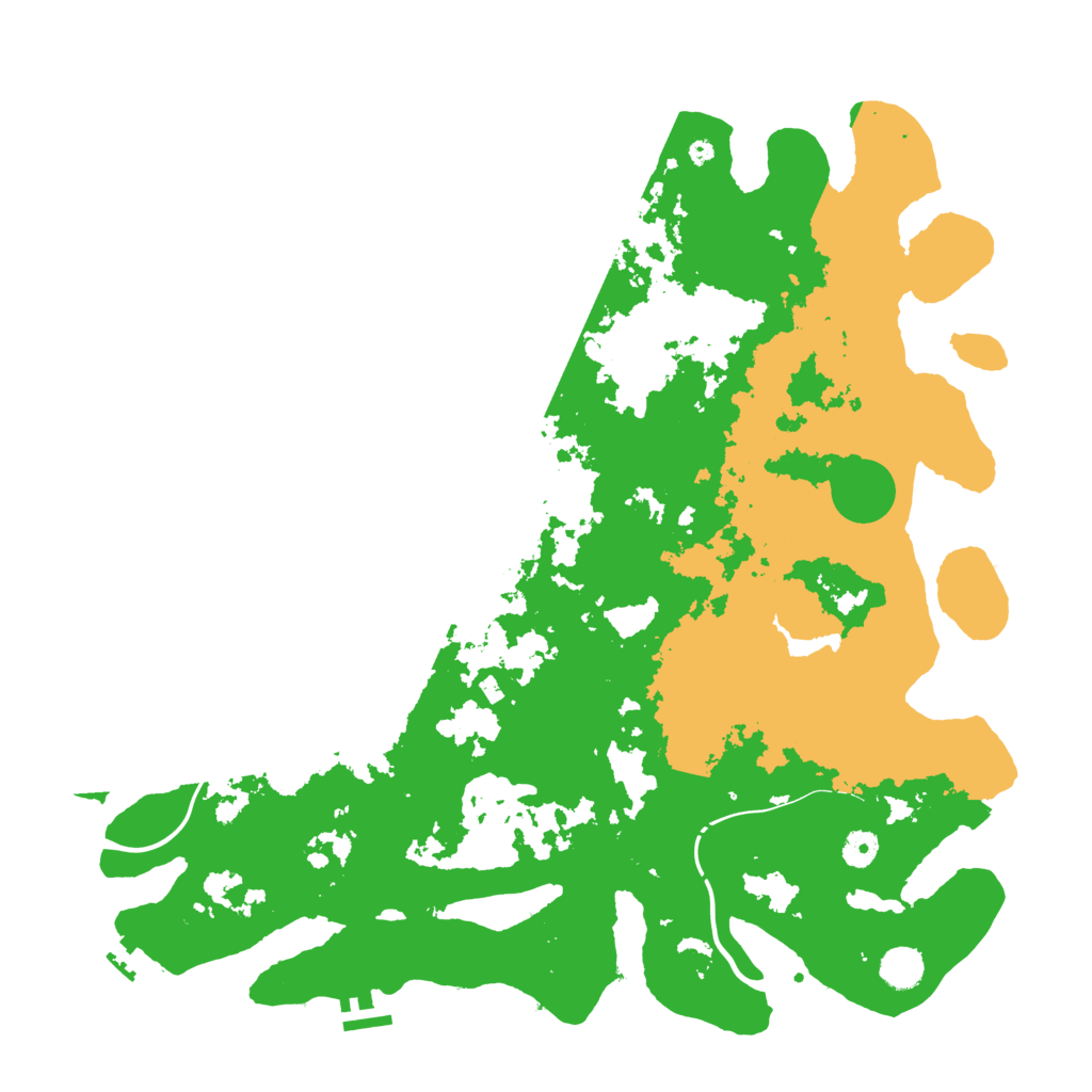 Biome Rust Map: Procedural Map, Size: 4500, Seed: 1058628360