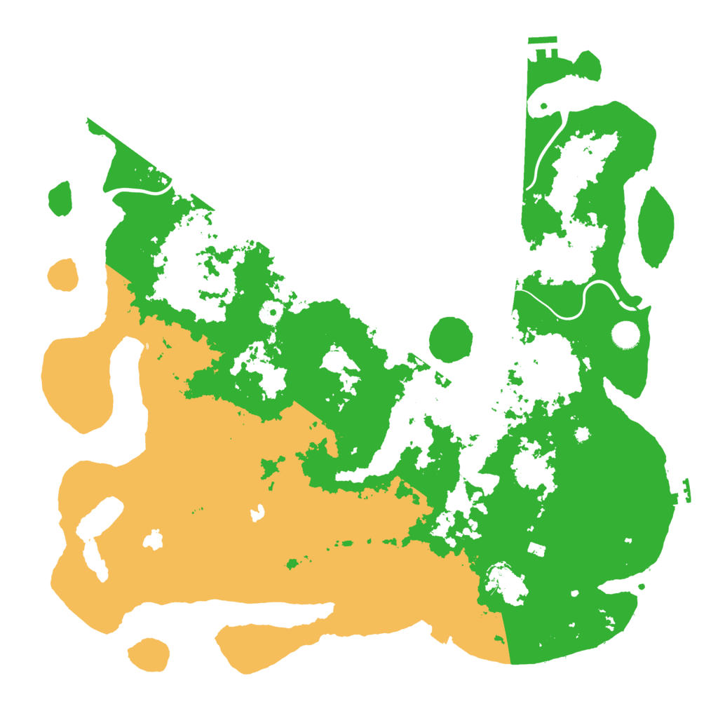Biome Rust Map: Procedural Map, Size: 4500, Seed: 2076295390