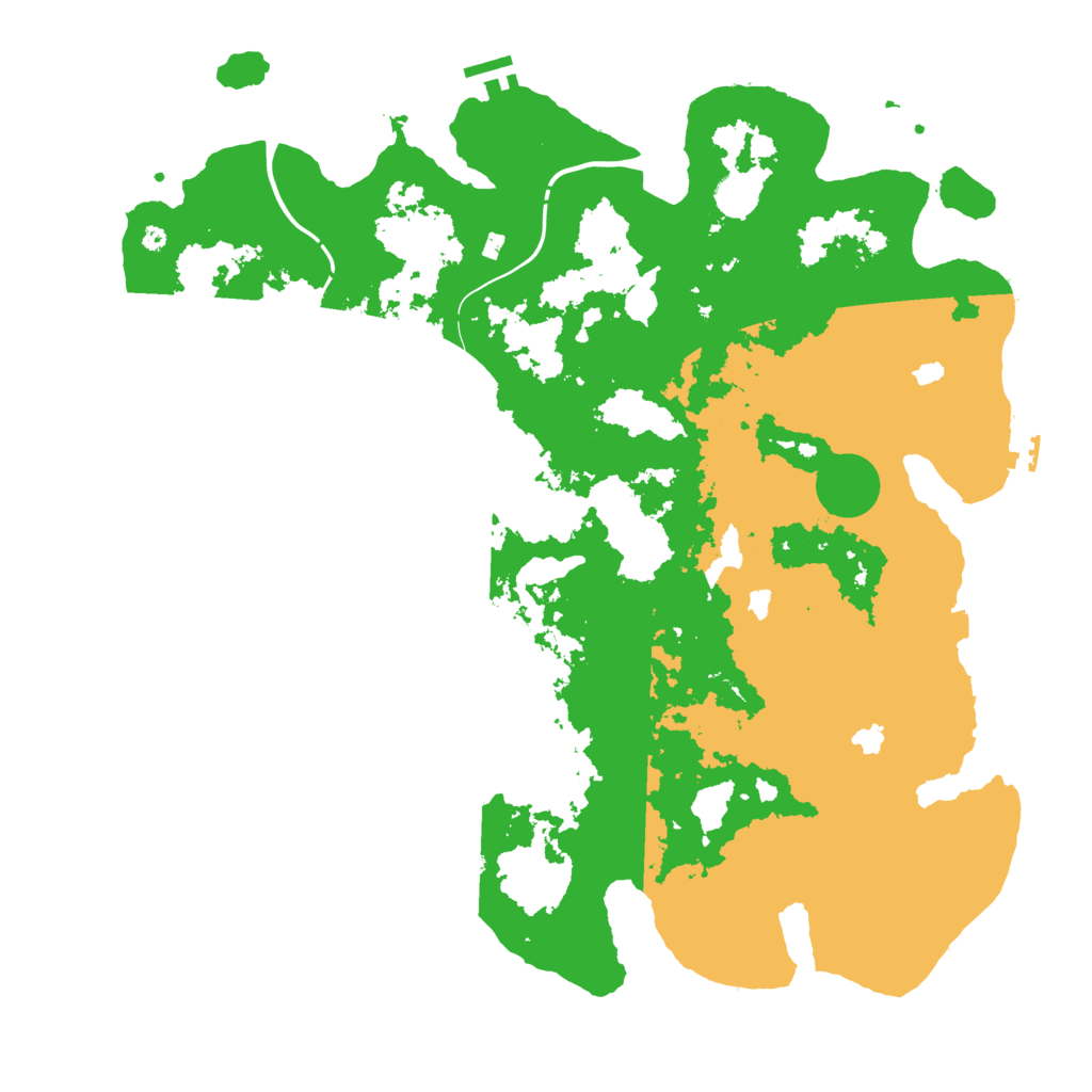 Biome Rust Map: Procedural Map, Size: 4500, Seed: 87712