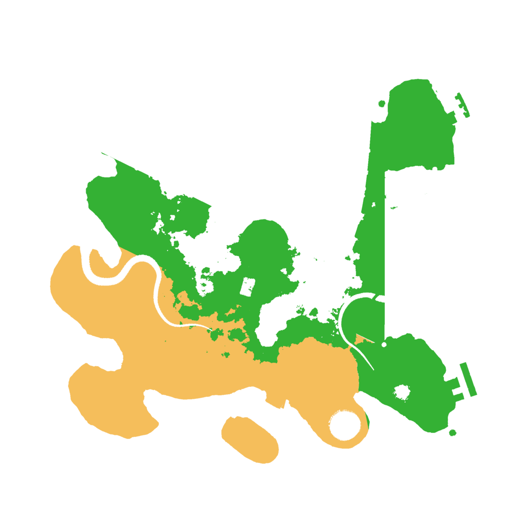 Biome Rust Map: Procedural Map, Size: 3000, Seed: 1259638974