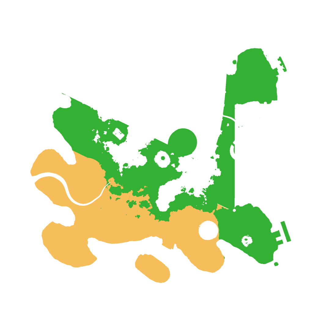 Biome Rust Map: Procedural Map, Size: 3000, Seed: 1259638974
