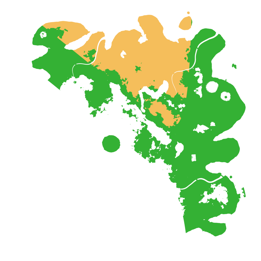 Biome Rust Map: Procedural Map, Size: 4050, Seed: 254818221