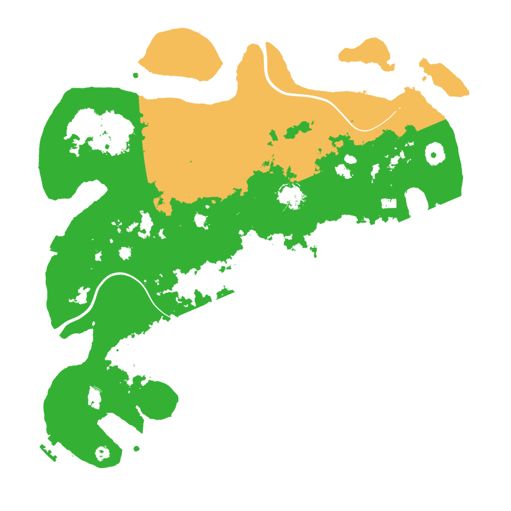 Biome Rust Map: Procedural Map, Size: 3600, Seed: 758