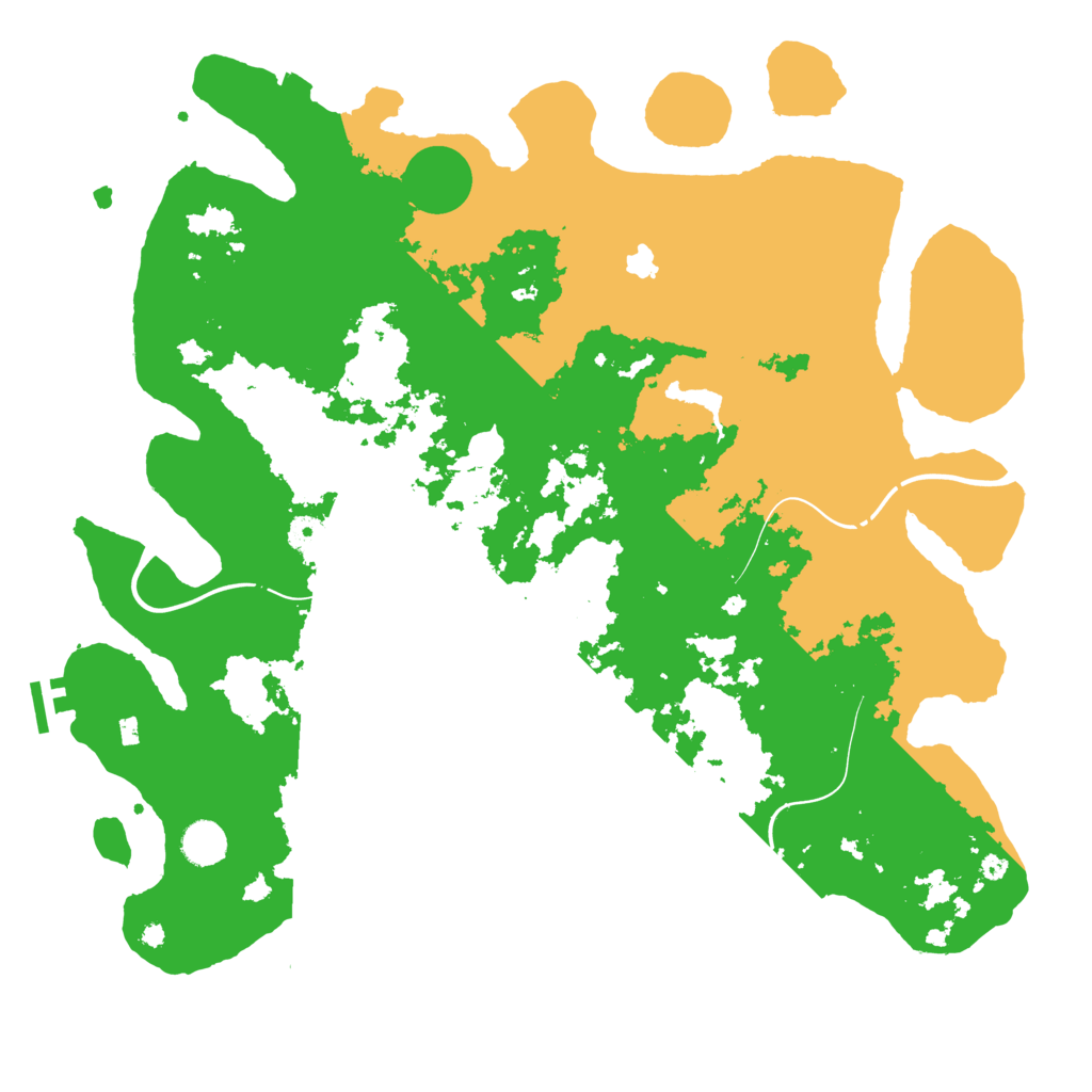 Biome Rust Map: Procedural Map, Size: 4250, Seed: 54877116