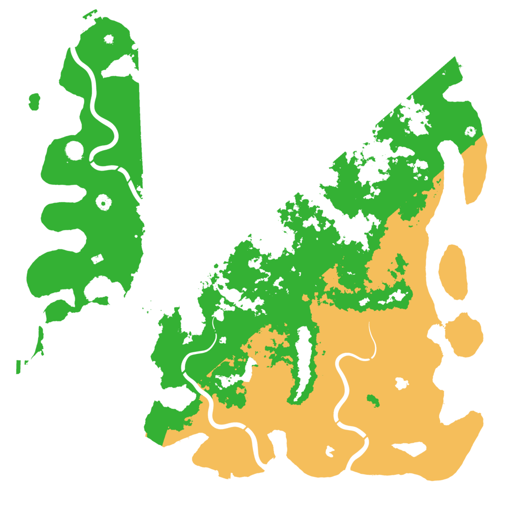 Biome Rust Map: Procedural Map, Size: 5000, Seed: 269046714