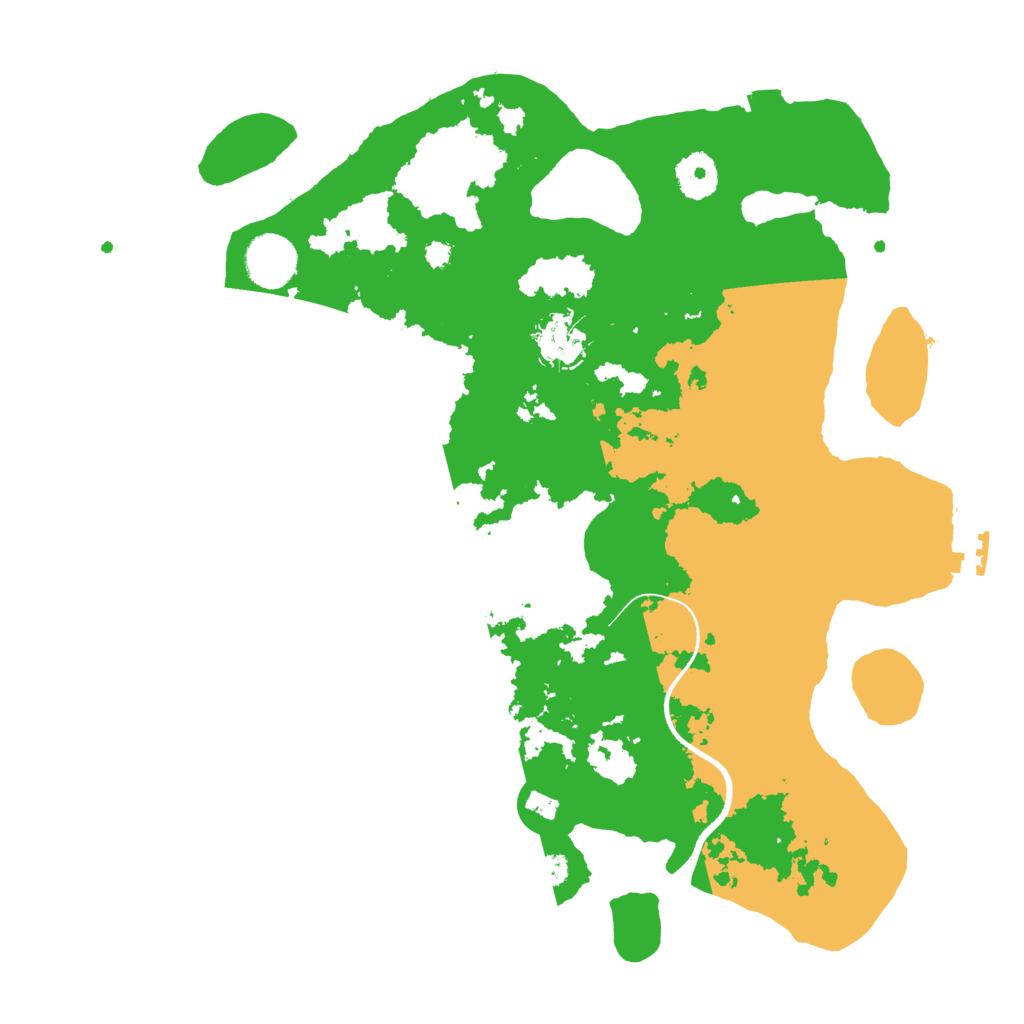 Biome Rust Map: Procedural Map, Size: 3500, Seed: 9565966