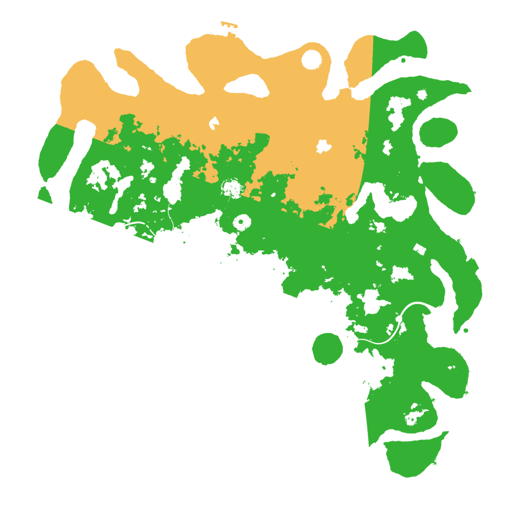 Biome Rust Map: Procedural Map, Size: 4500, Seed: 1278820762