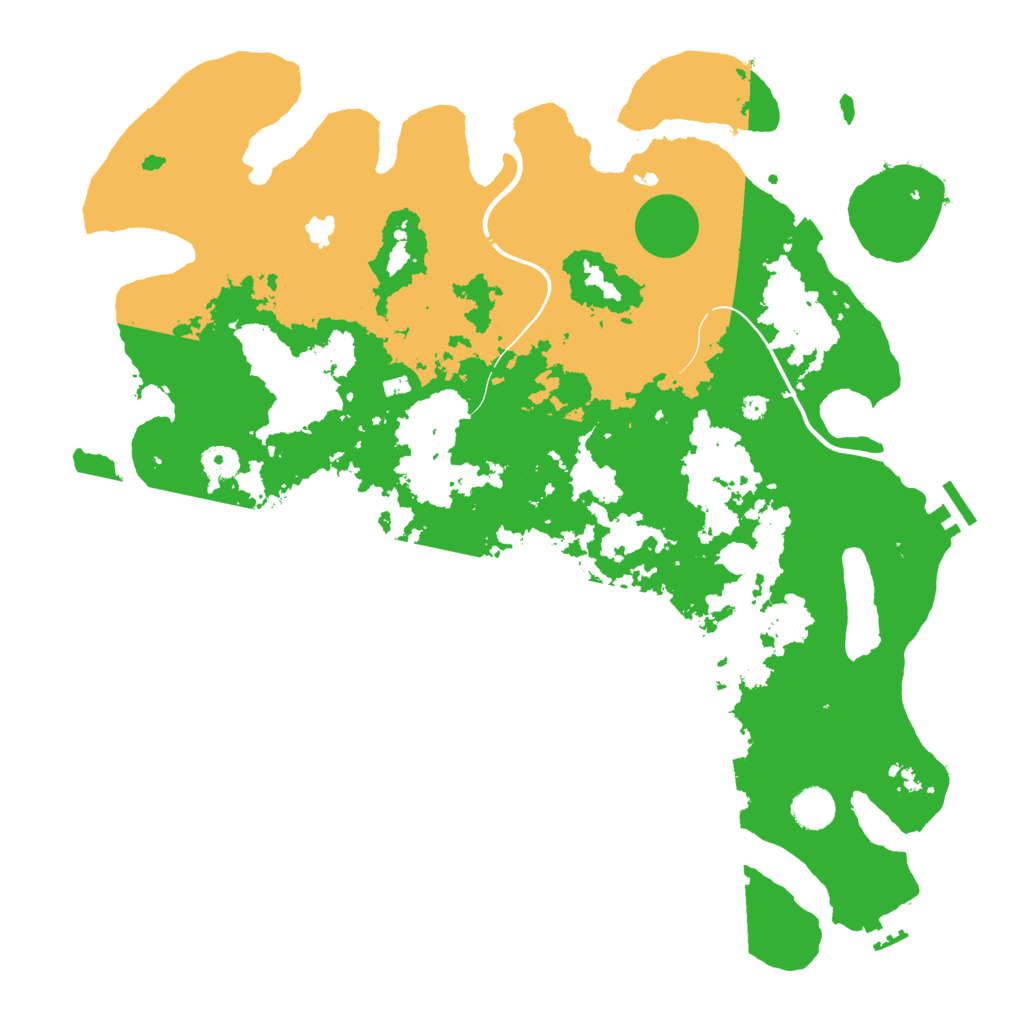 Biome Rust Map: Procedural Map, Size: 4250, Seed: 985887899