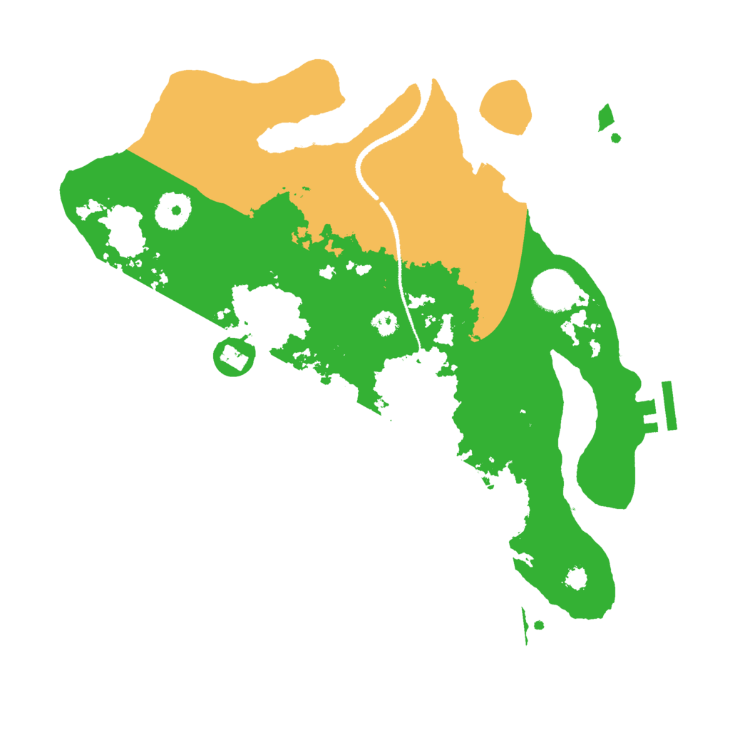 Biome Rust Map: Procedural Map, Size: 3000, Seed: 9254831