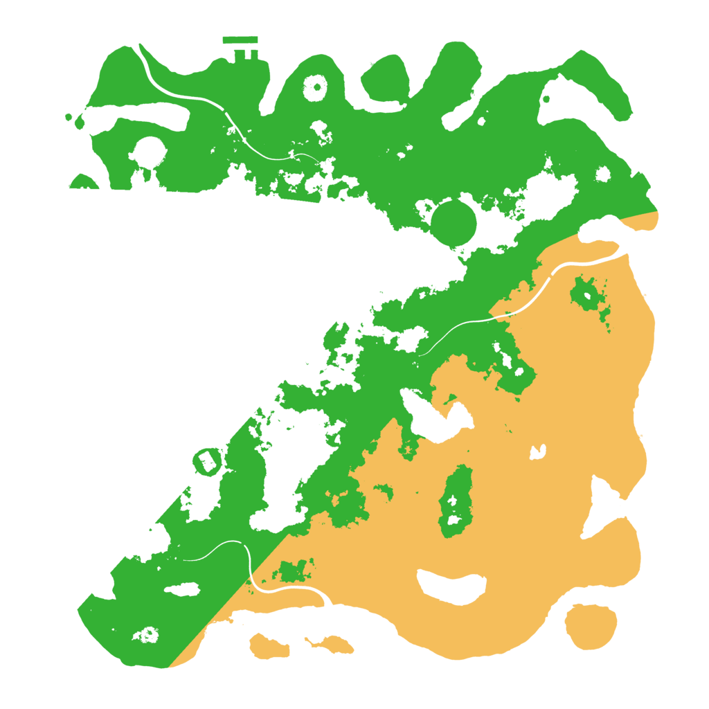 Biome Rust Map: Procedural Map, Size: 4098, Seed: 10856