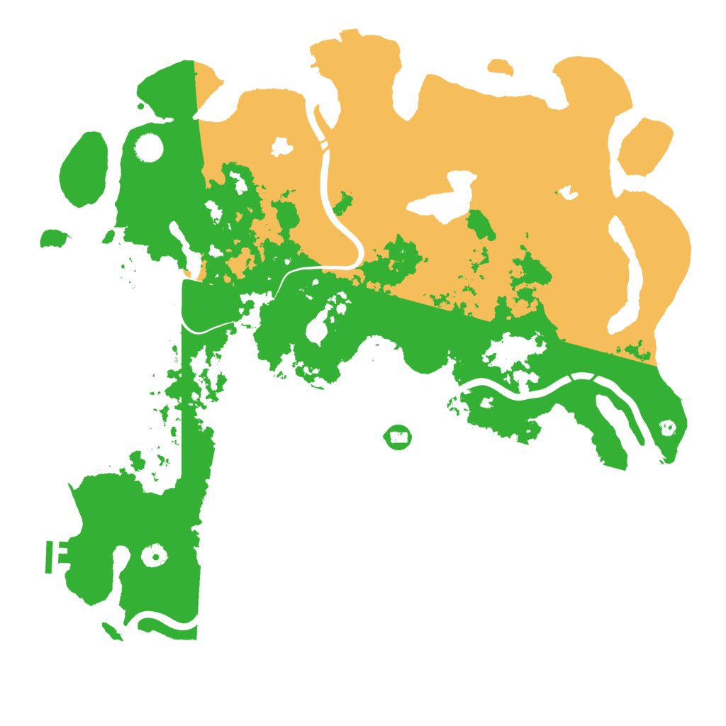 Biome Rust Map: Procedural Map, Size: 4500, Seed: 1184659147
