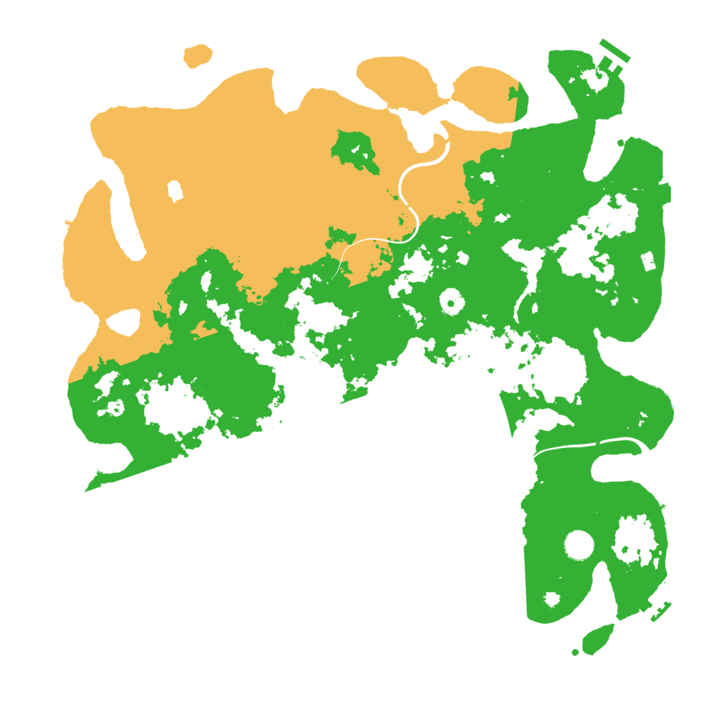 Biome Rust Map: Procedural Map, Size: 4250, Seed: 769209392