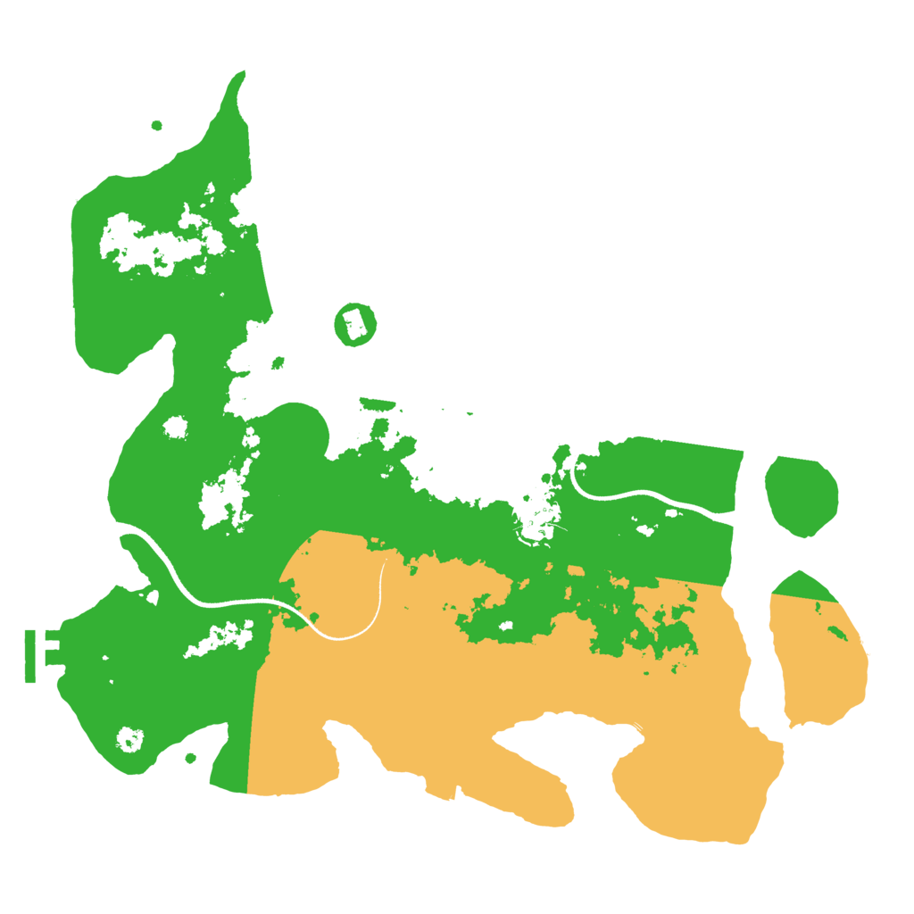 Biome Rust Map: Procedural Map, Size: 3500, Seed: 1120479388