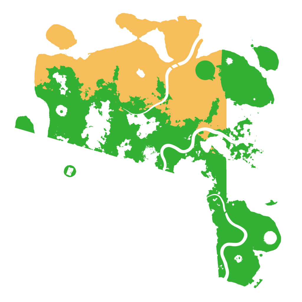 Biome Rust Map: Procedural Map, Size: 4076, Seed: 2147483647