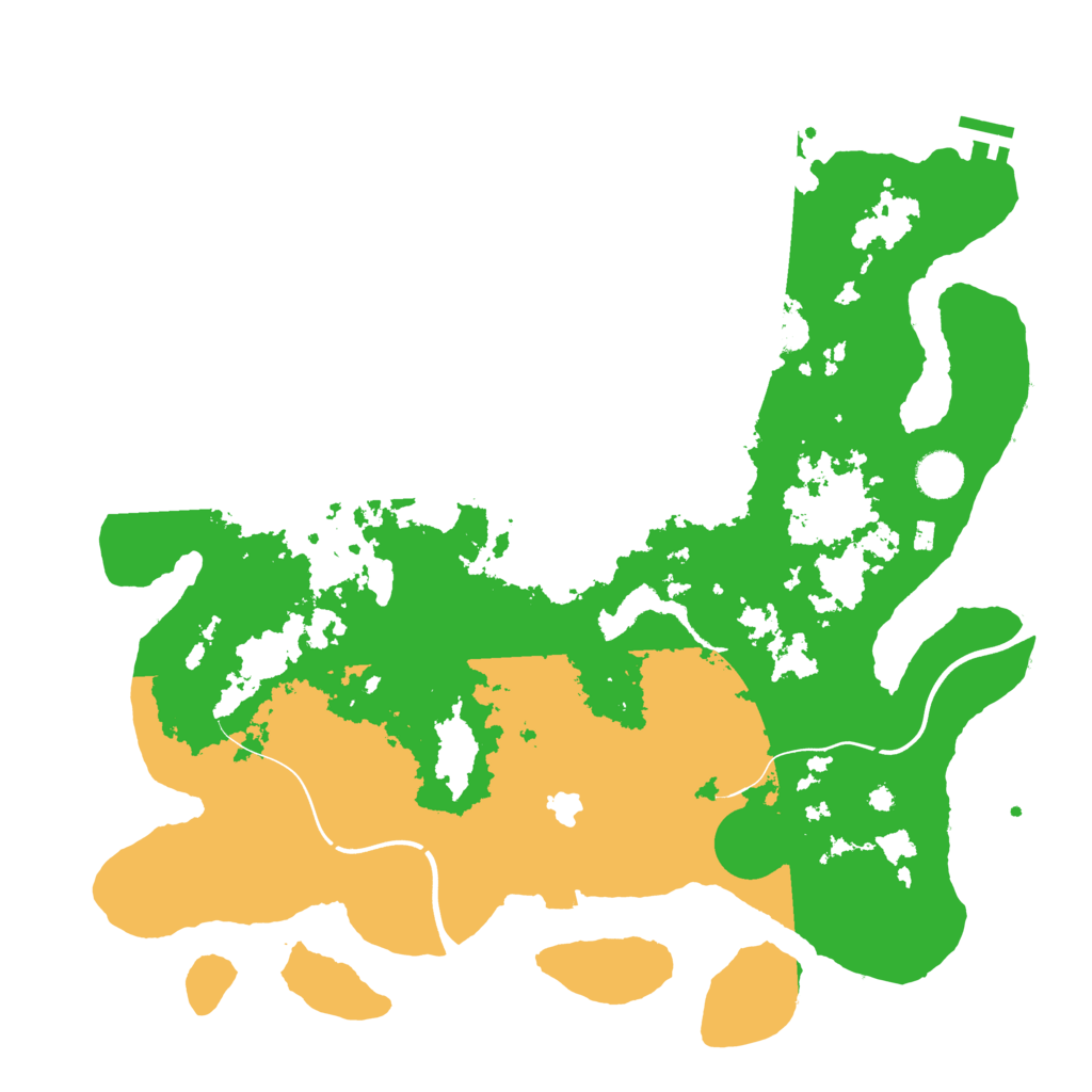 Biome Rust Map: Procedural Map, Size: 4000, Seed: 1083975