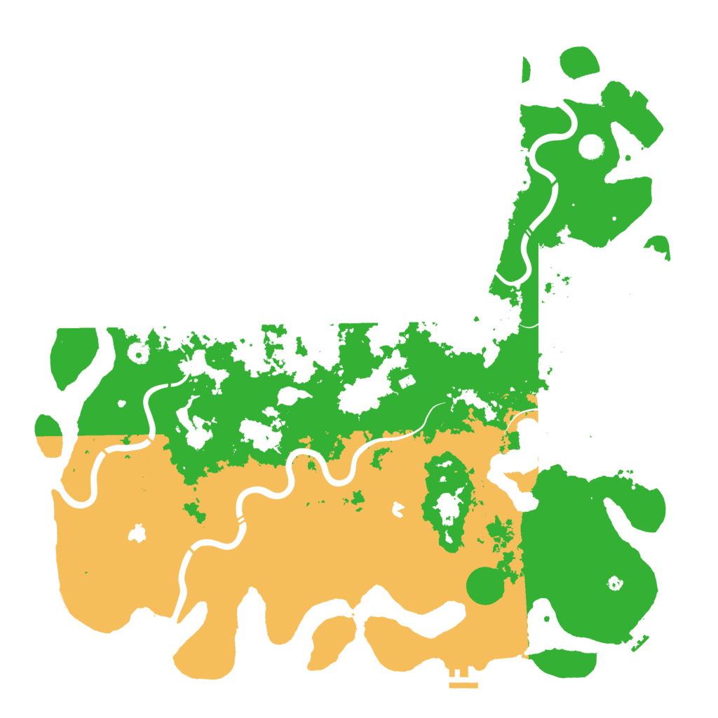 Biome Rust Map: Procedural Map, Size: 5000, Seed: 632575956