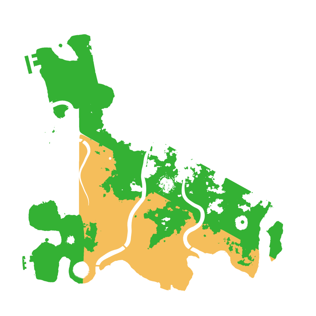 Biome Rust Map: Procedural Map, Size: 3500, Seed: 760365478