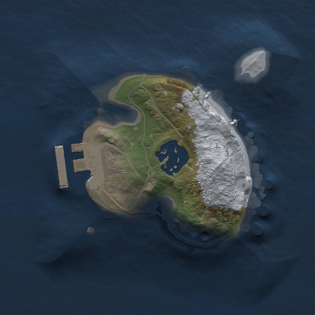 Rust Map: Procedural Map, Size: 1500, Seed: 976342037, 3 Monuments