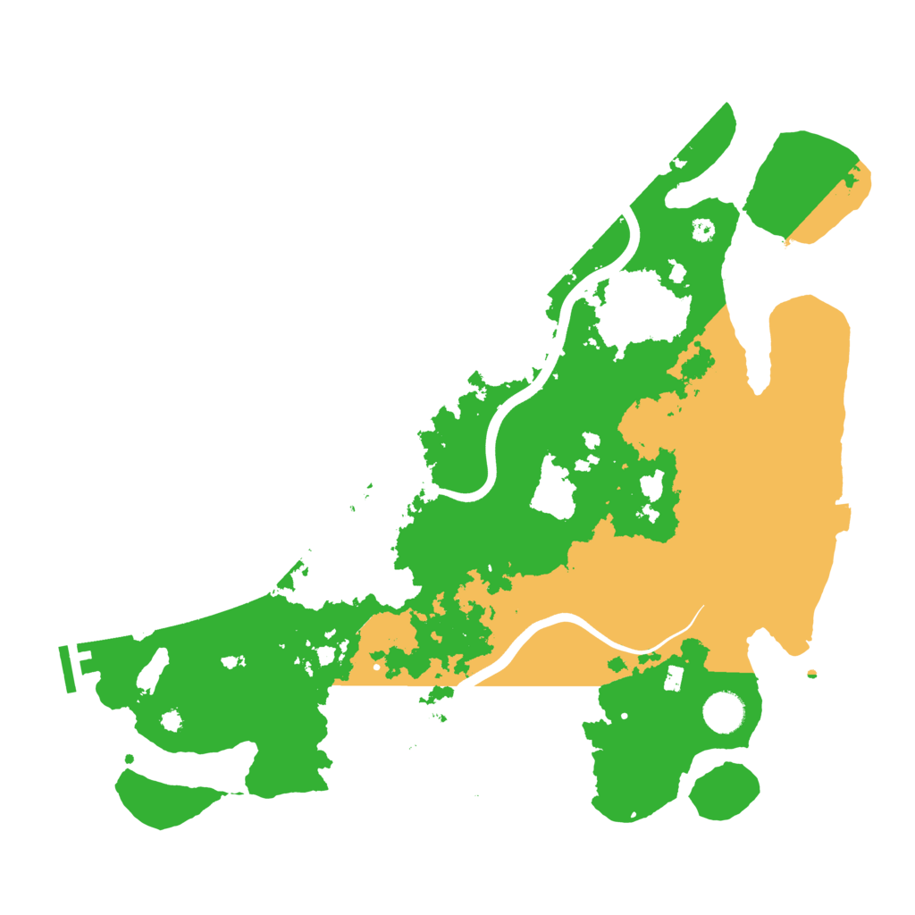 Biome Rust Map: Procedural Map, Size: 3899, Seed: 210000