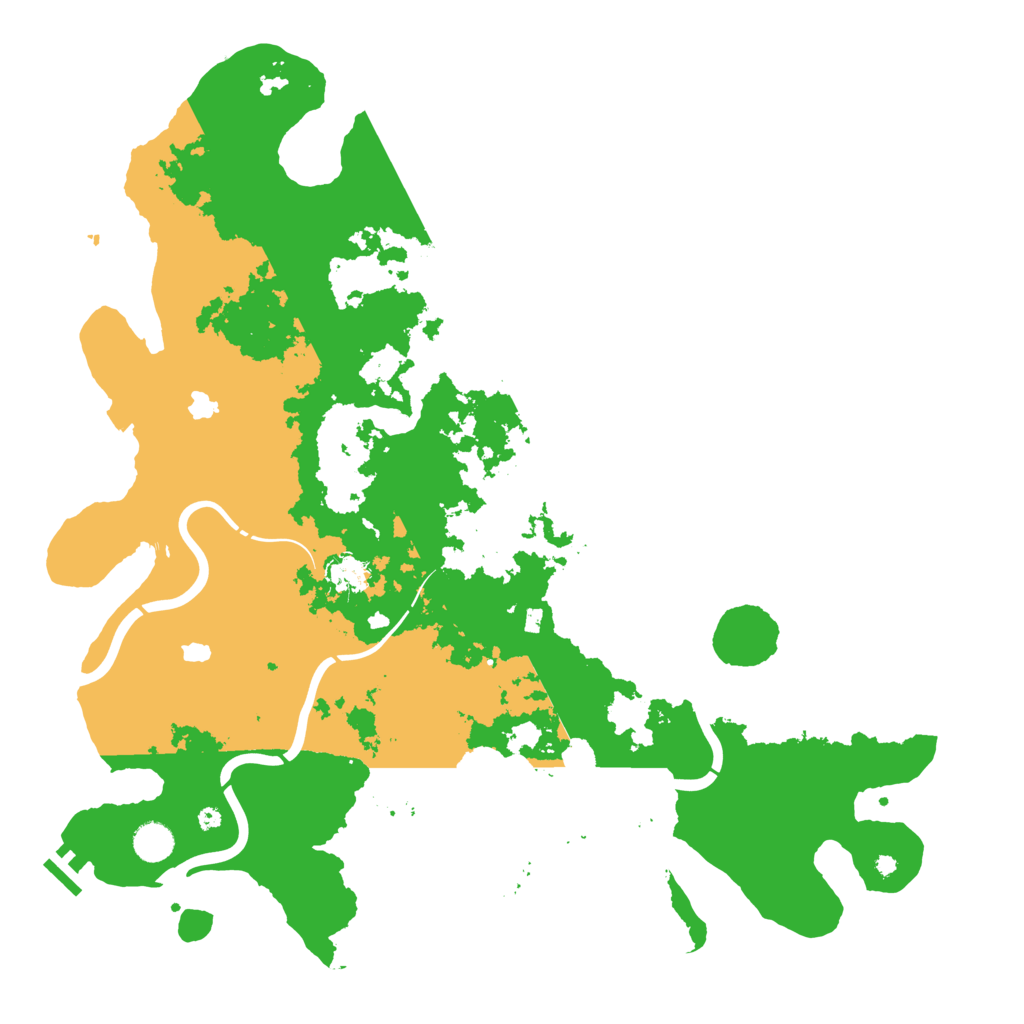 Biome Rust Map: Procedural Map, Size: 4500, Seed: 278732503