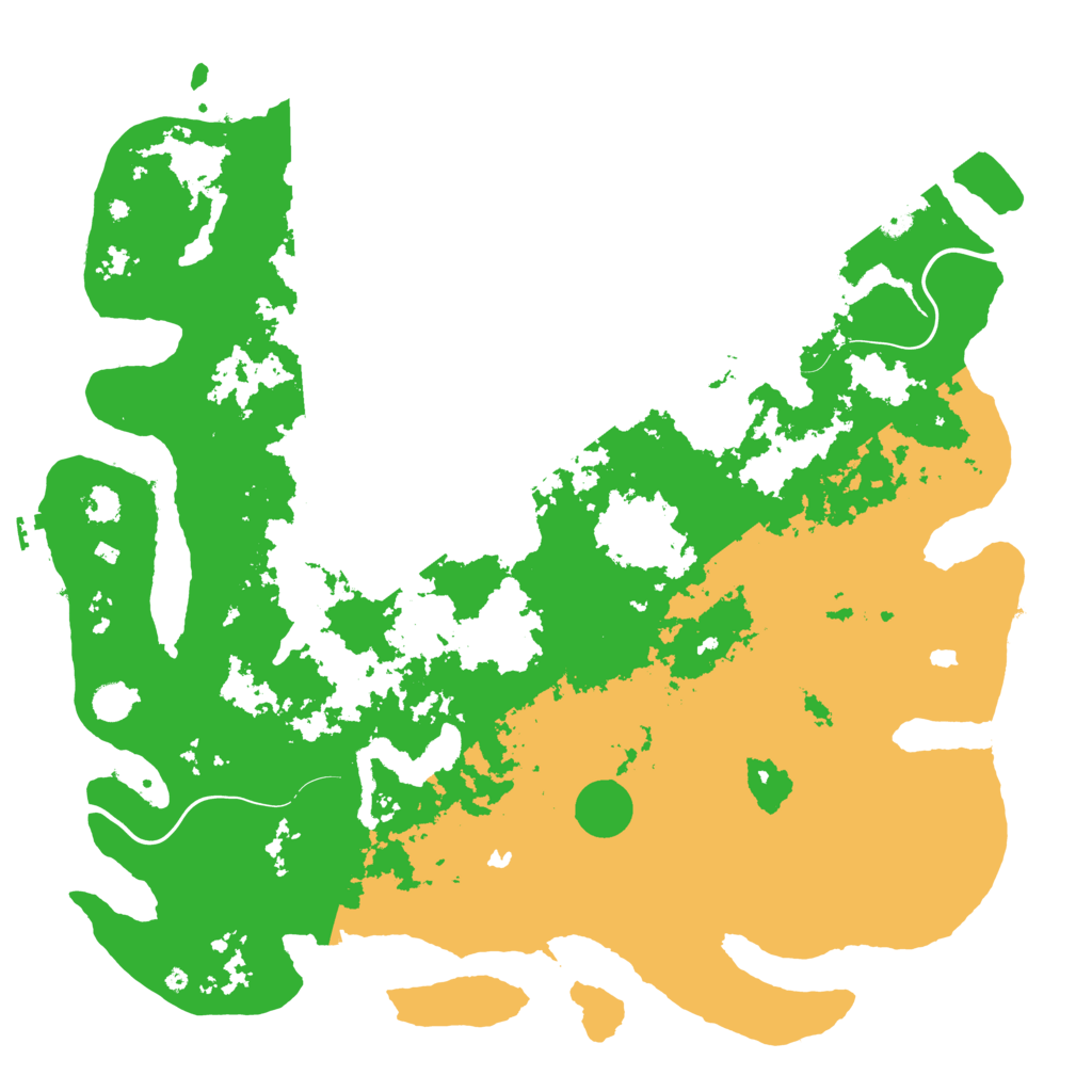 Biome Rust Map: Procedural Map, Size: 5000, Seed: 28121987