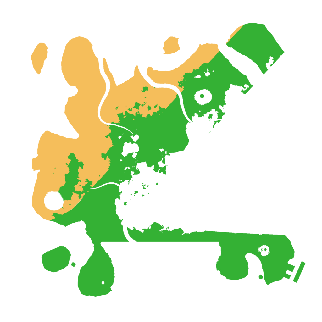 Biome Rust Map: Procedural Map, Size: 3000, Seed: 1588224698