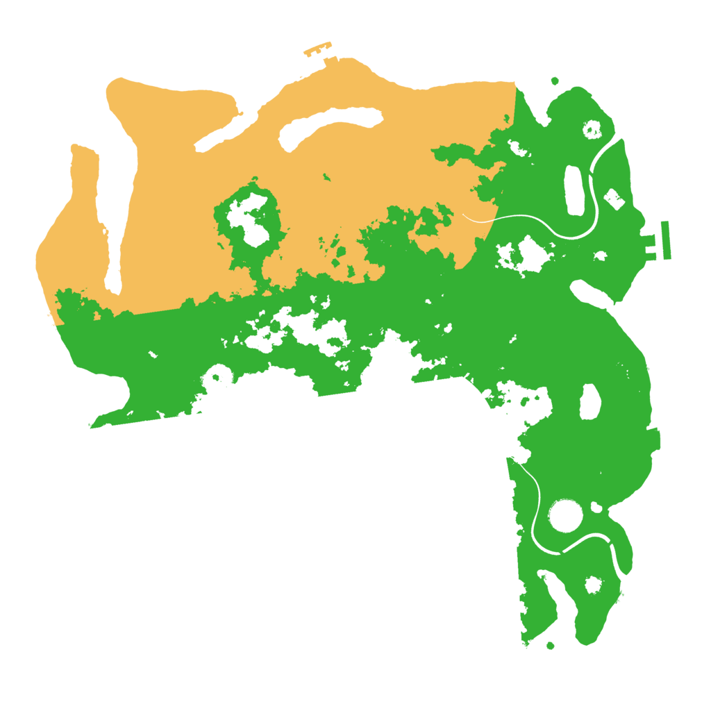 Biome Rust Map: Procedural Map, Size: 3750, Seed: 258302906