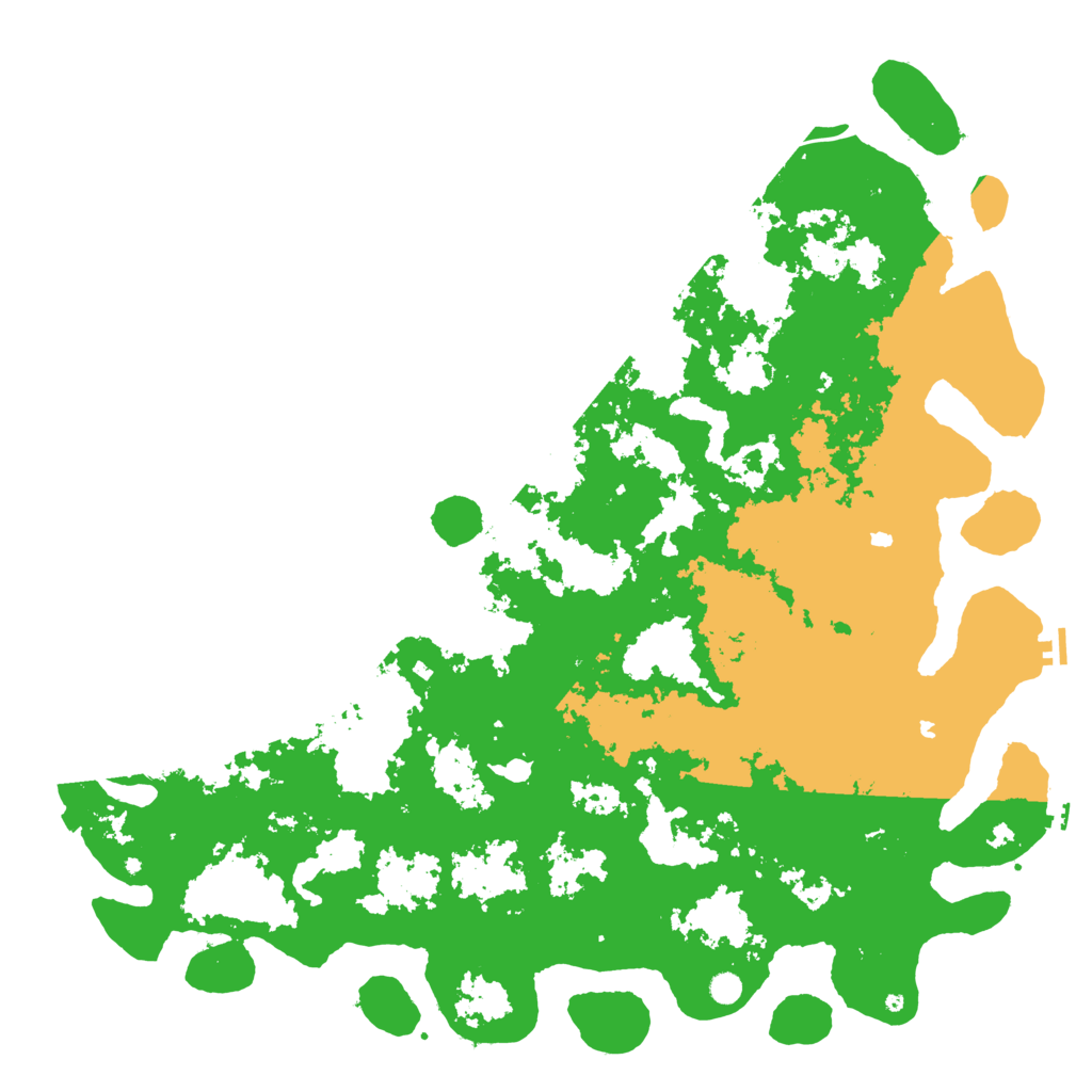 Biome Rust Map: Procedural Map, Size: 6000, Seed: 286859502