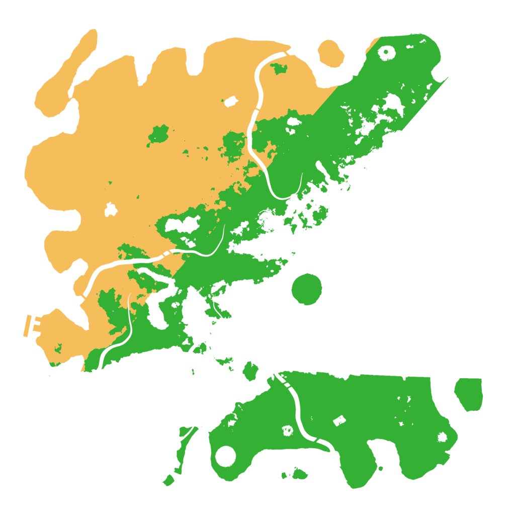 Biome Rust Map: Procedural Map, Size: 4750, Seed: 832610555