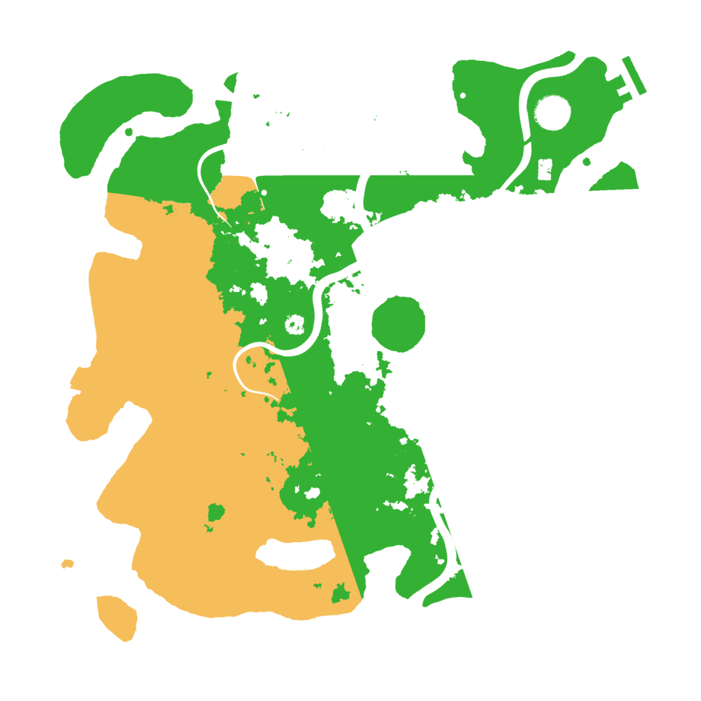 Biome Rust Map: Procedural Map, Size: 3500, Seed: 646223377