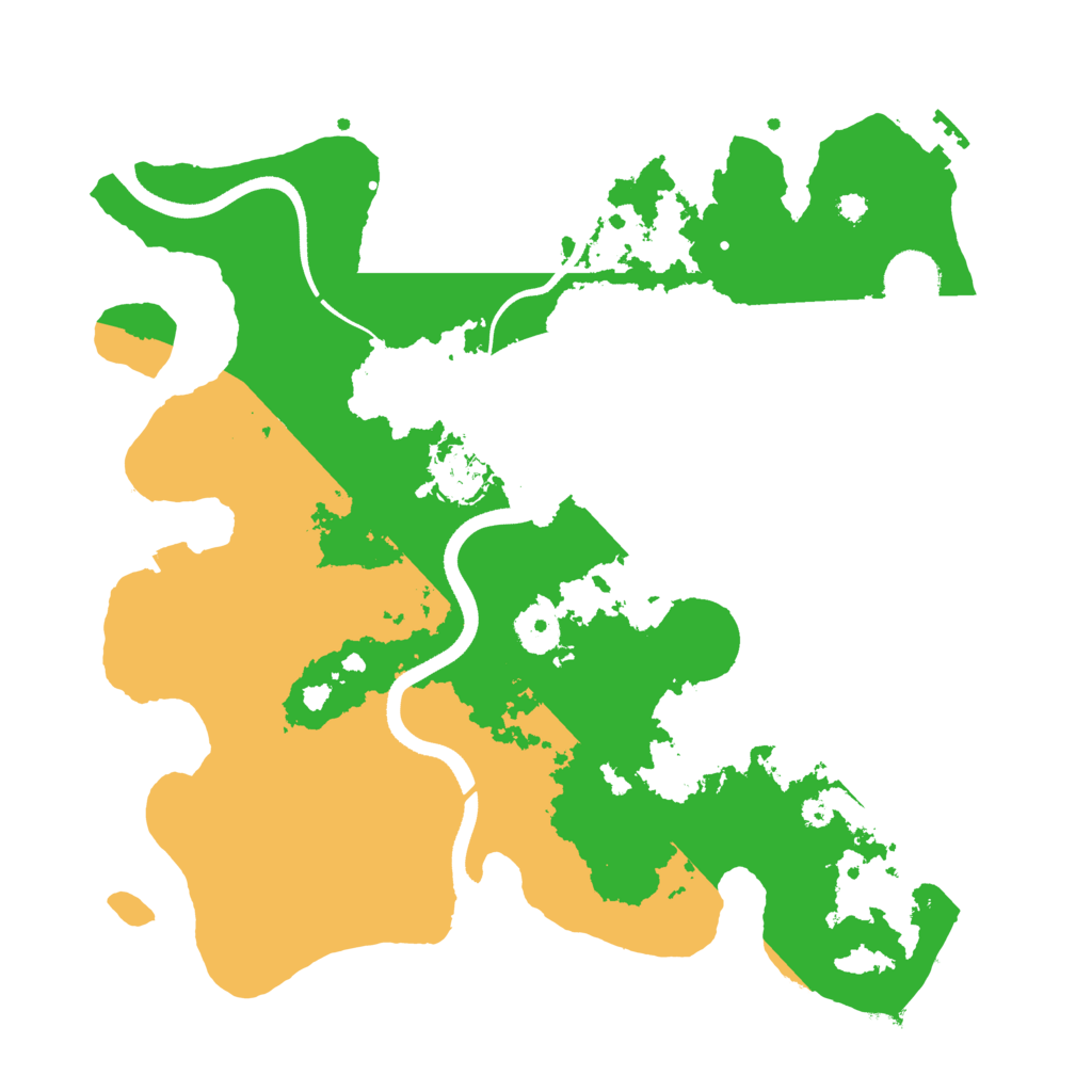 Biome Rust Map: Procedural Map, Size: 3500, Seed: 1397506218