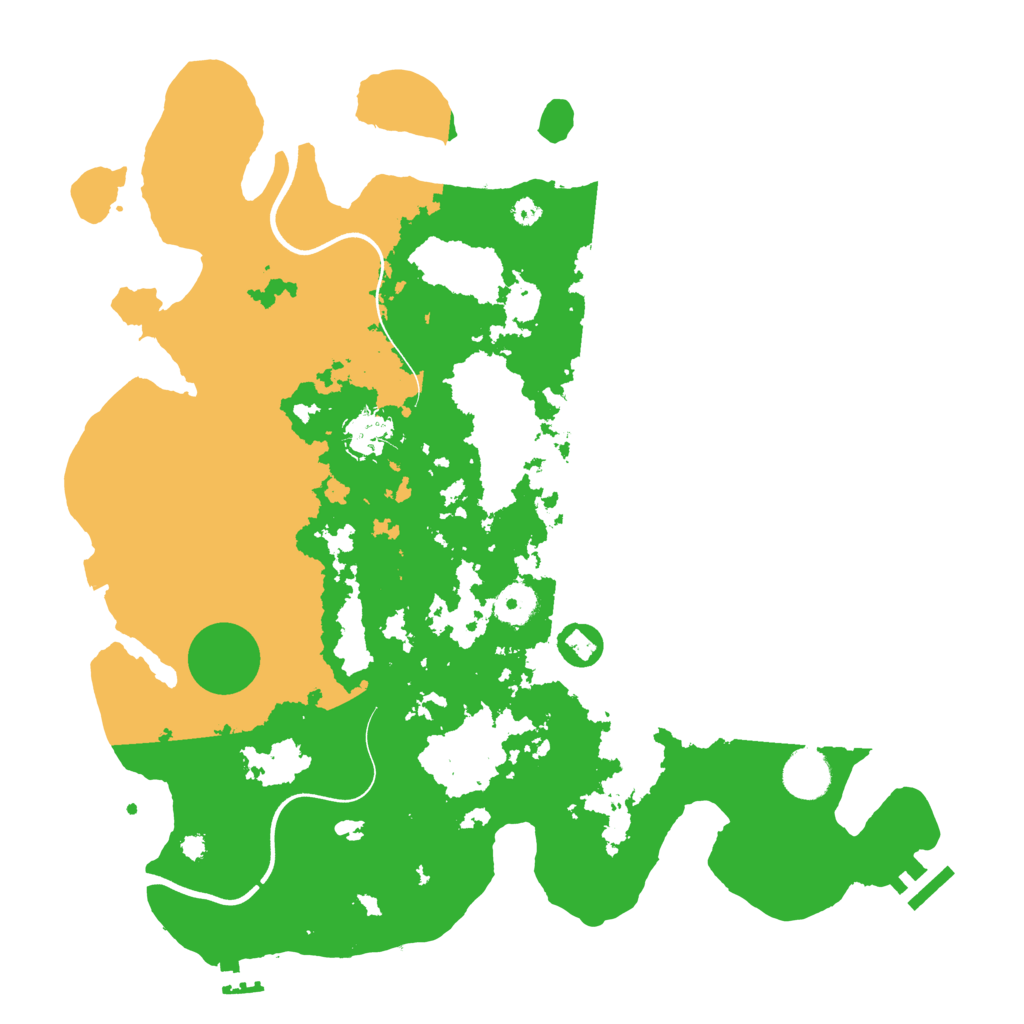 Biome Rust Map: Procedural Map, Size: 3750, Seed: 200333