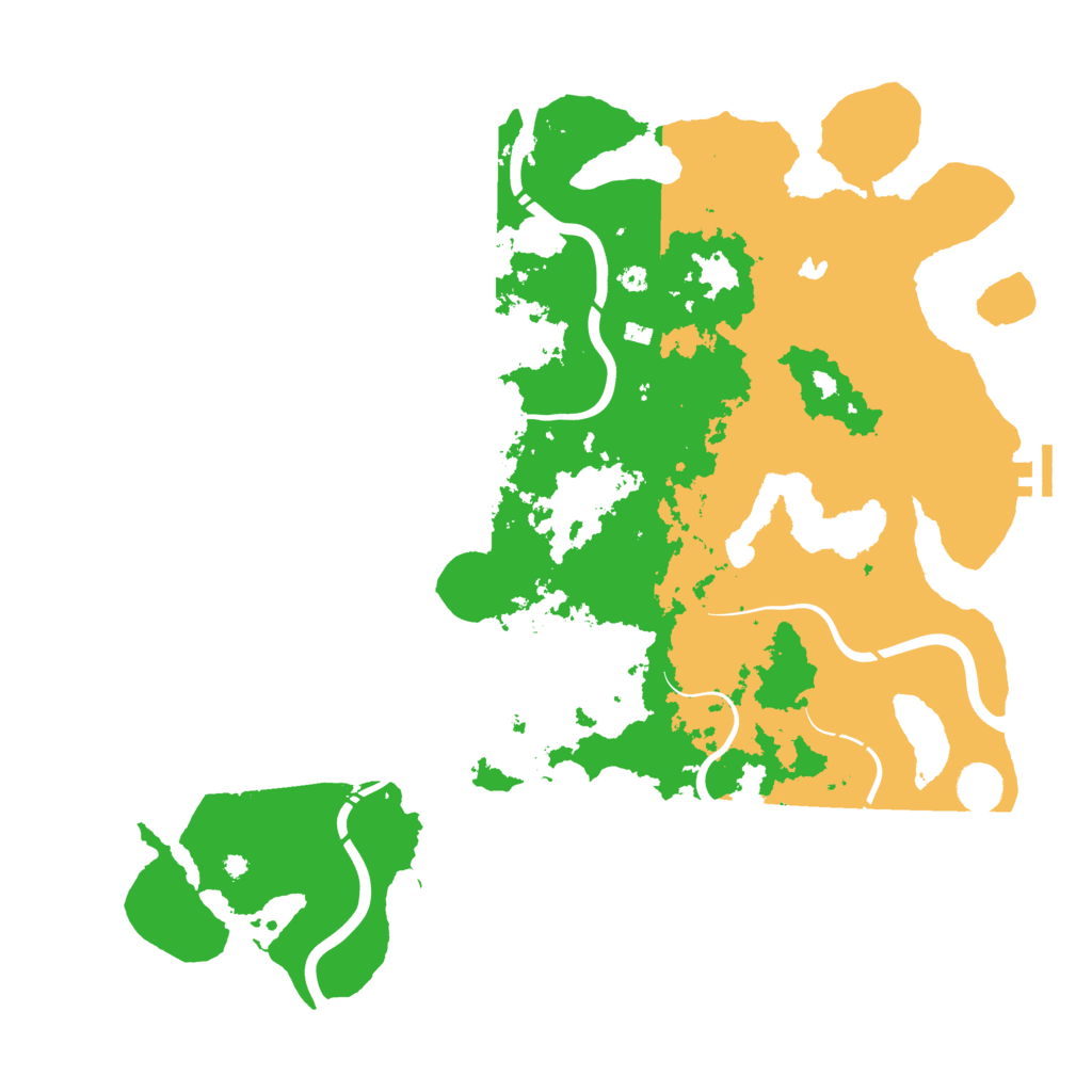 Biome Rust Map: Procedural Map, Size: 4250, Seed: 293829381