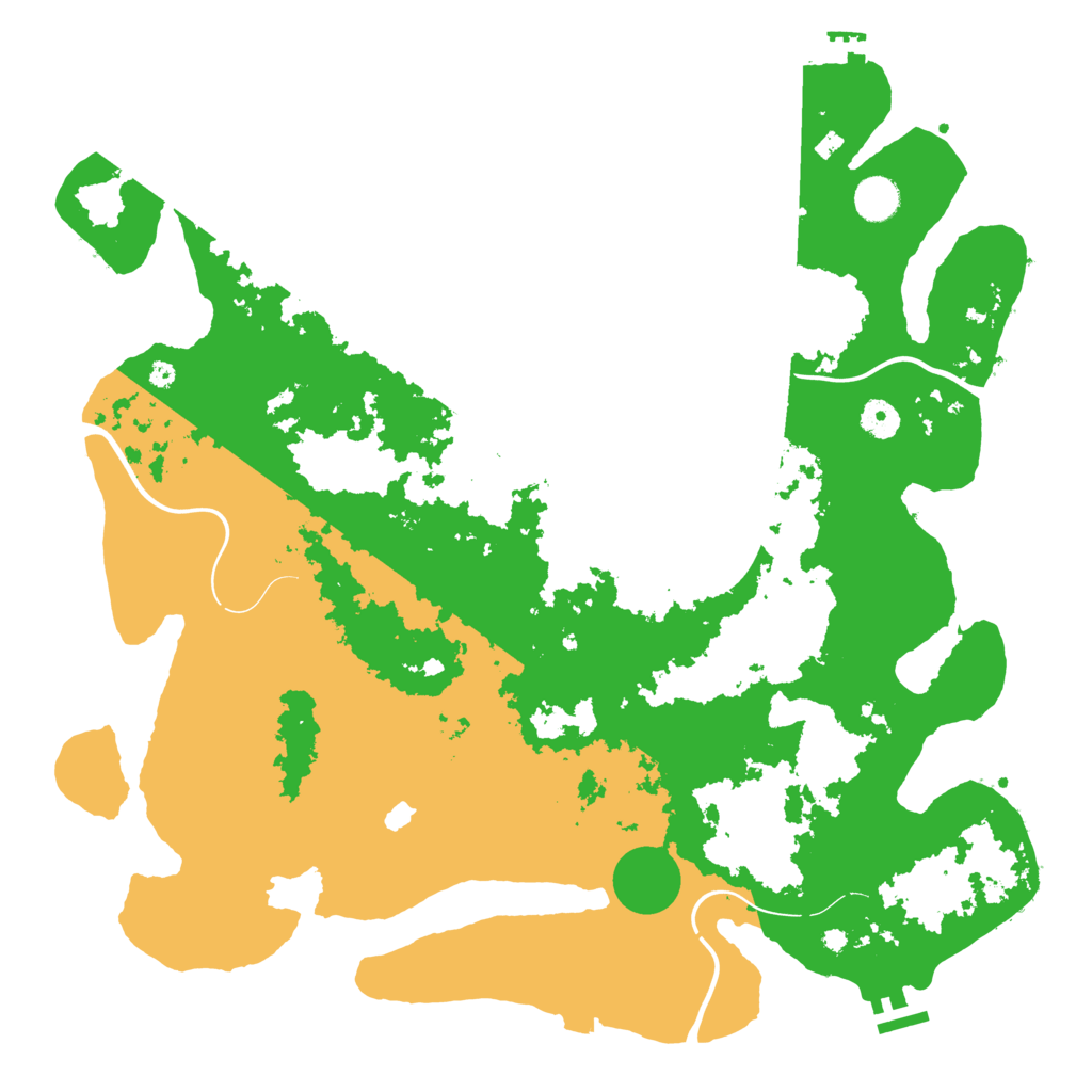 Biome Rust Map: Procedural Map, Size: 4250, Seed: 622545312
