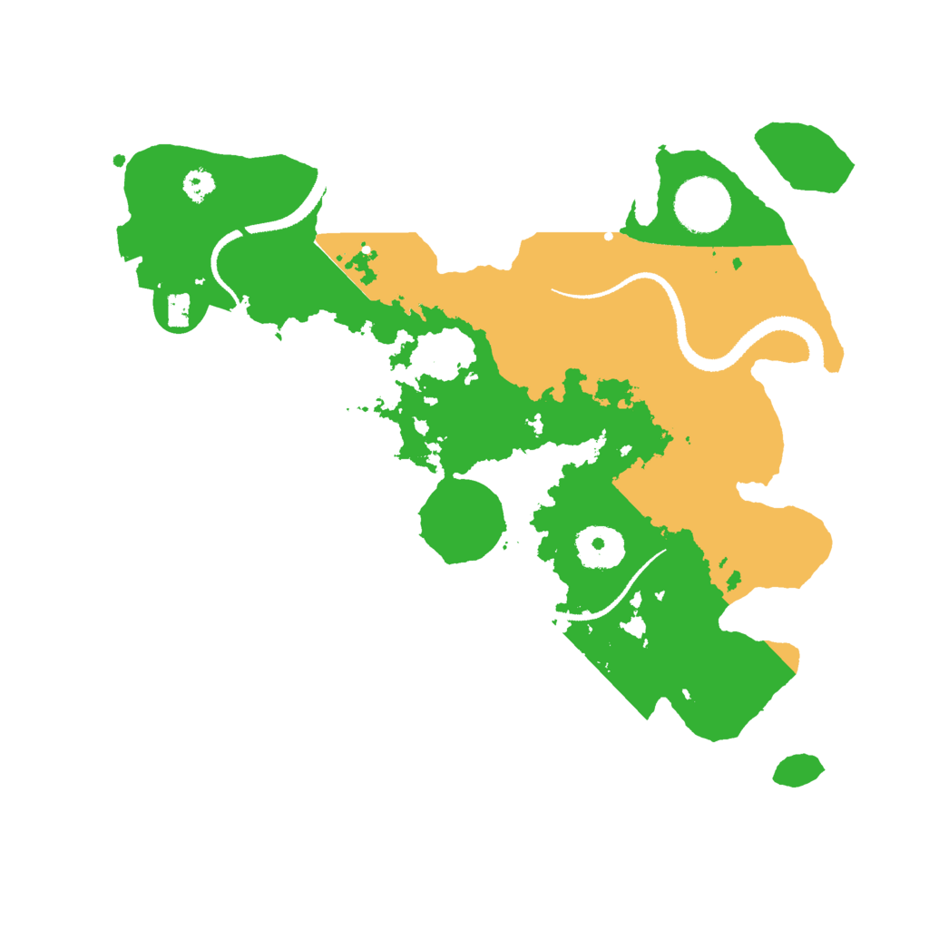 Biome Rust Map: Procedural Map, Size: 3000, Seed: 71203190