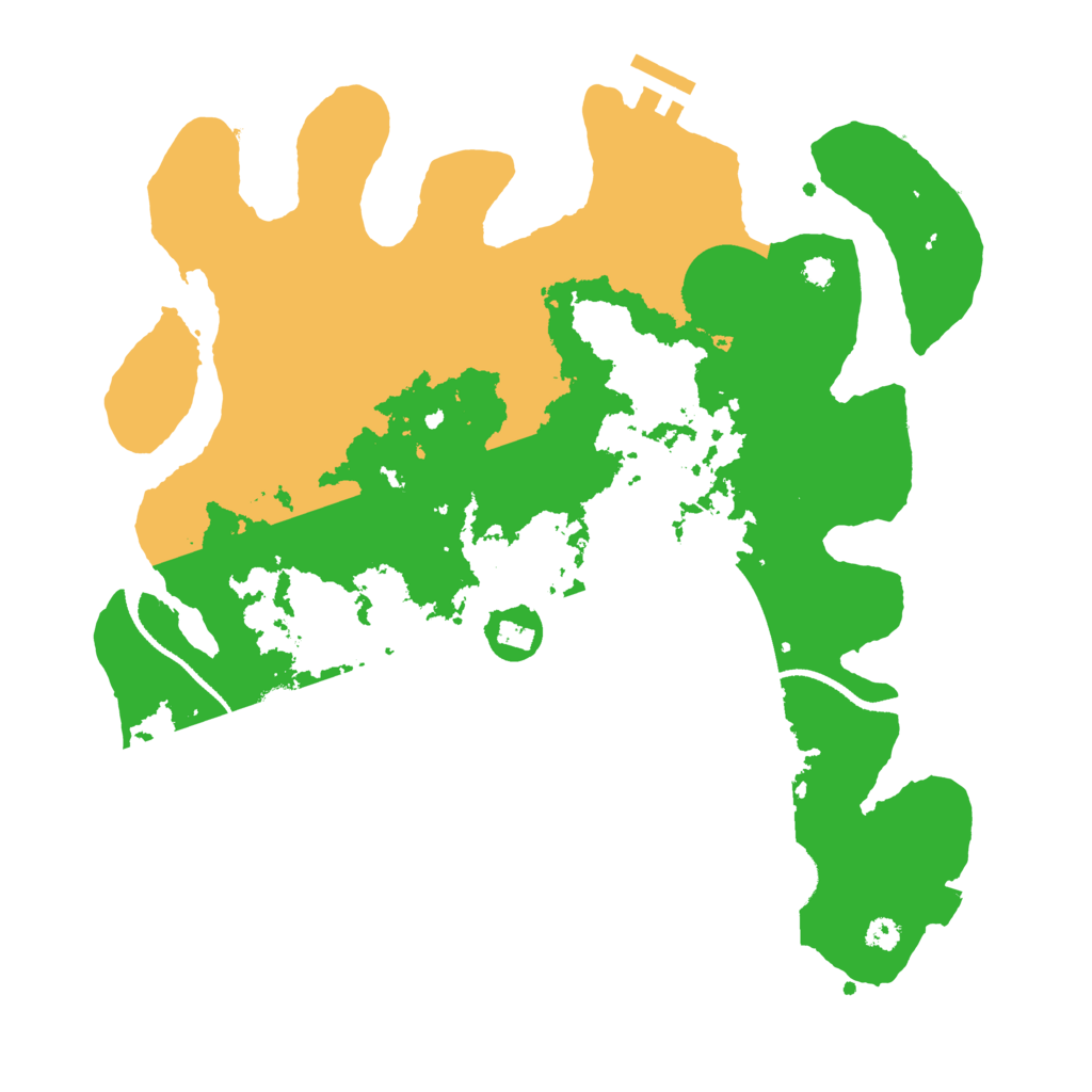 Biome Rust Map: Procedural Map, Size: 3300, Seed: 1534941121