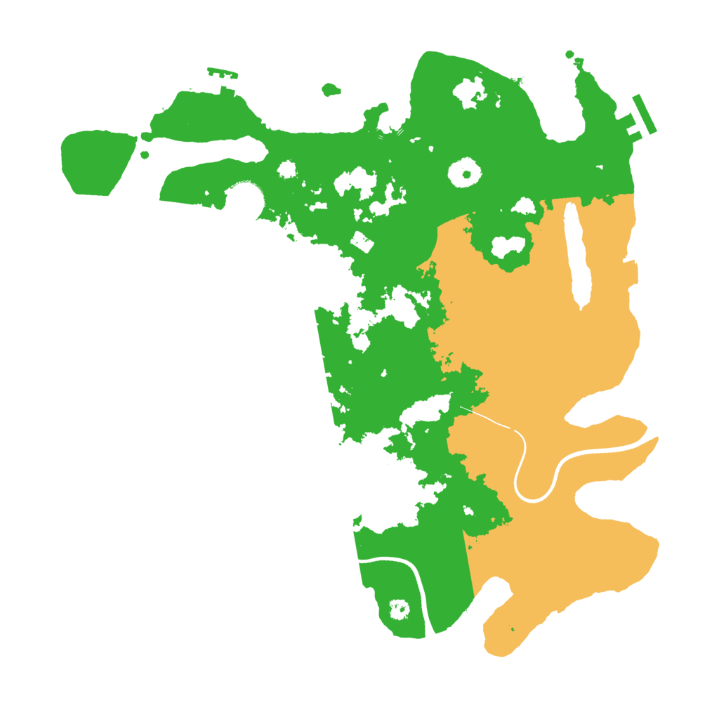 Biome Rust Map: Procedural Map, Size: 3500, Seed: 815430942