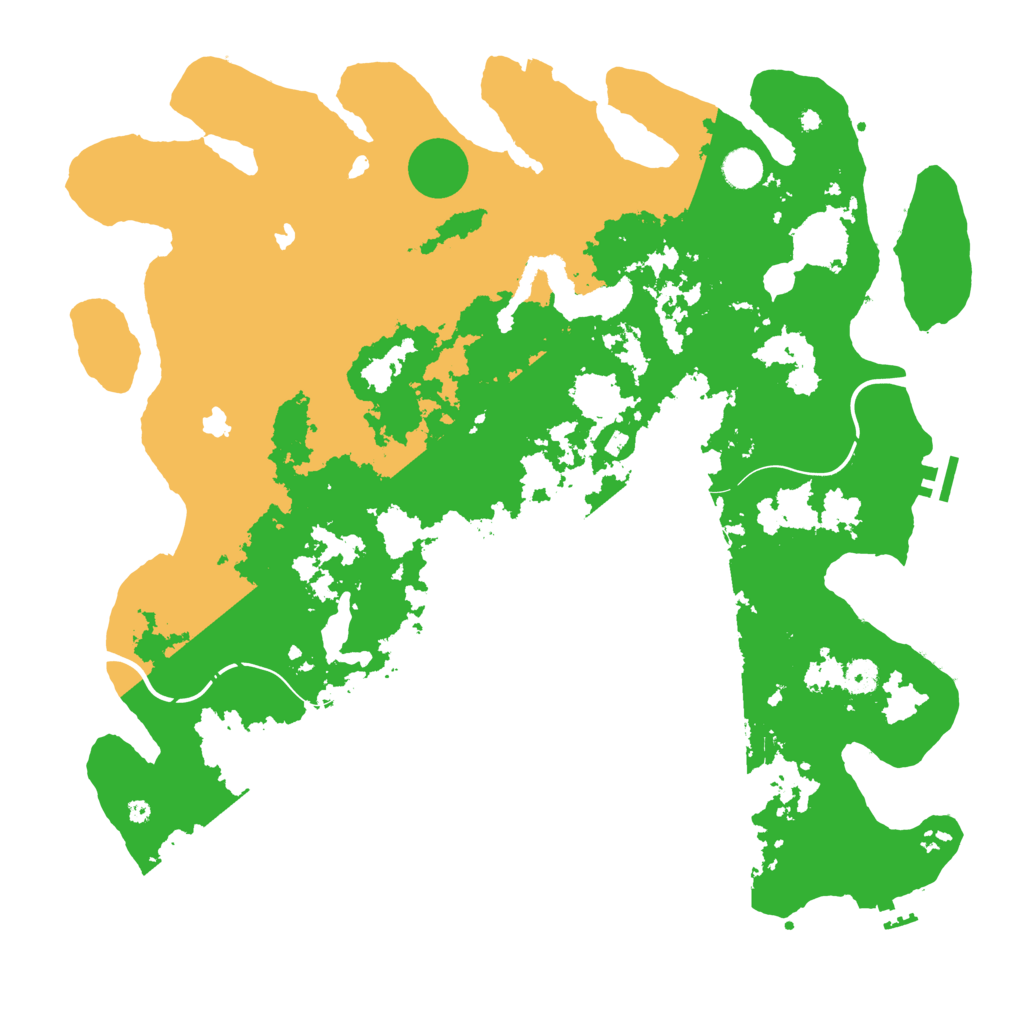 Biome Rust Map: Procedural Map, Size: 4500, Seed: 1802470463